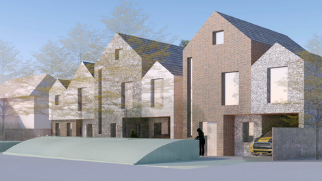 New Build Housing Scheme - Surrey Image Morehen Architects